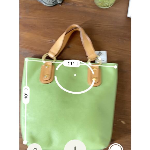 Maurizio Taiuti Green Leather Mini Bucket Bag Italy NWT - Picture 12 of 16
